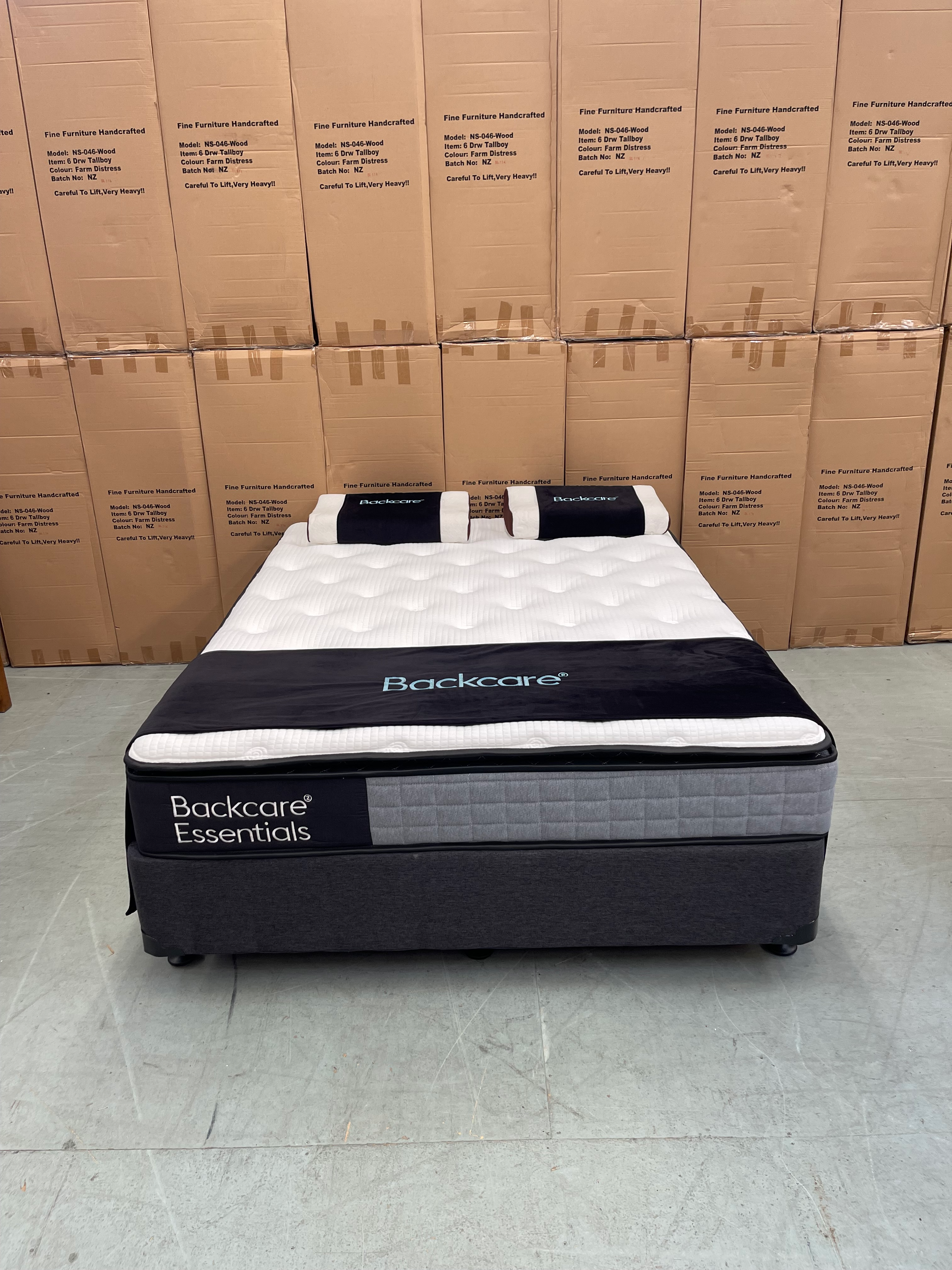 Backcare Essentials Mattress and Base / Queen