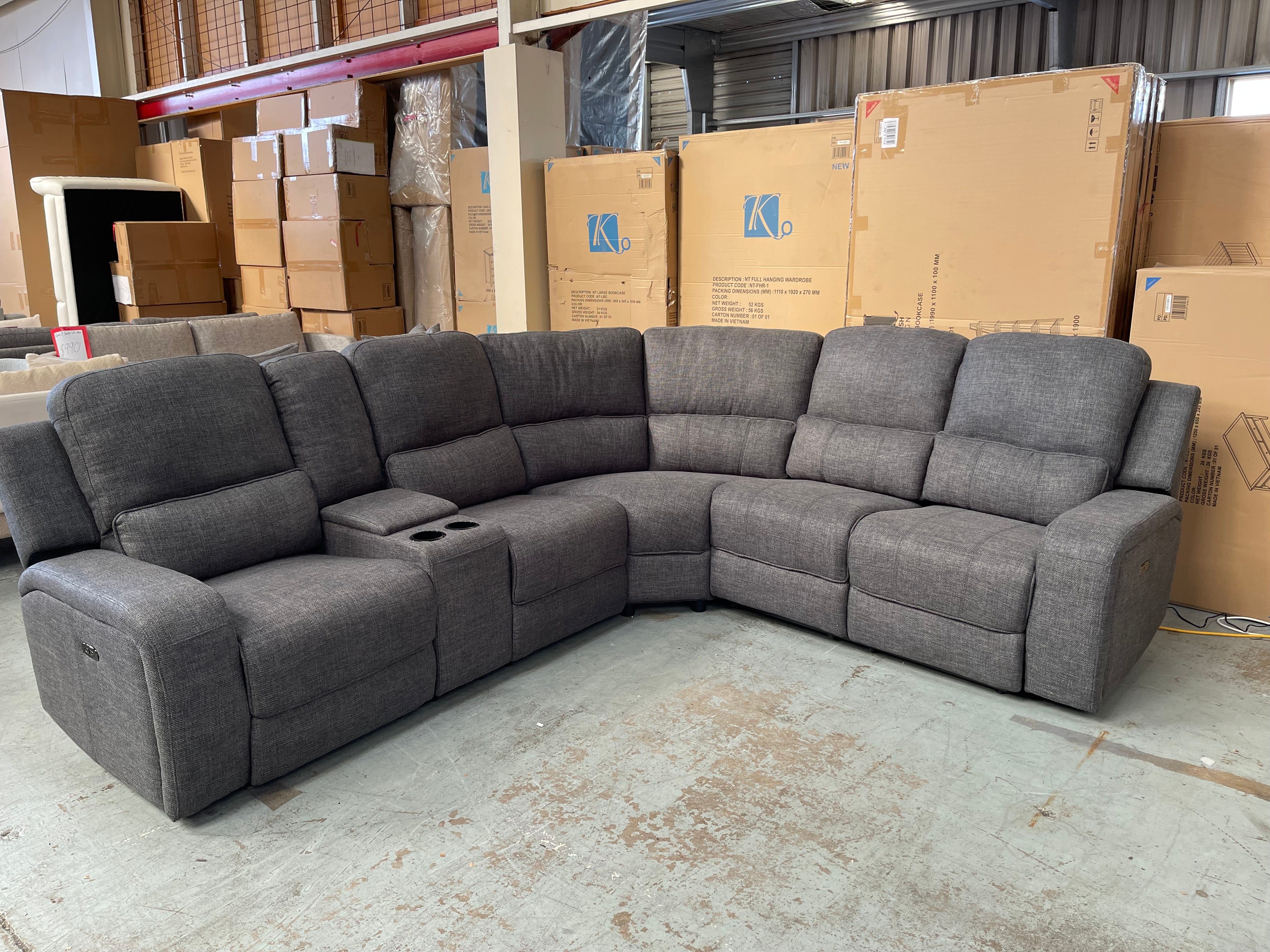 Devonport Power Corner Recliner Suite