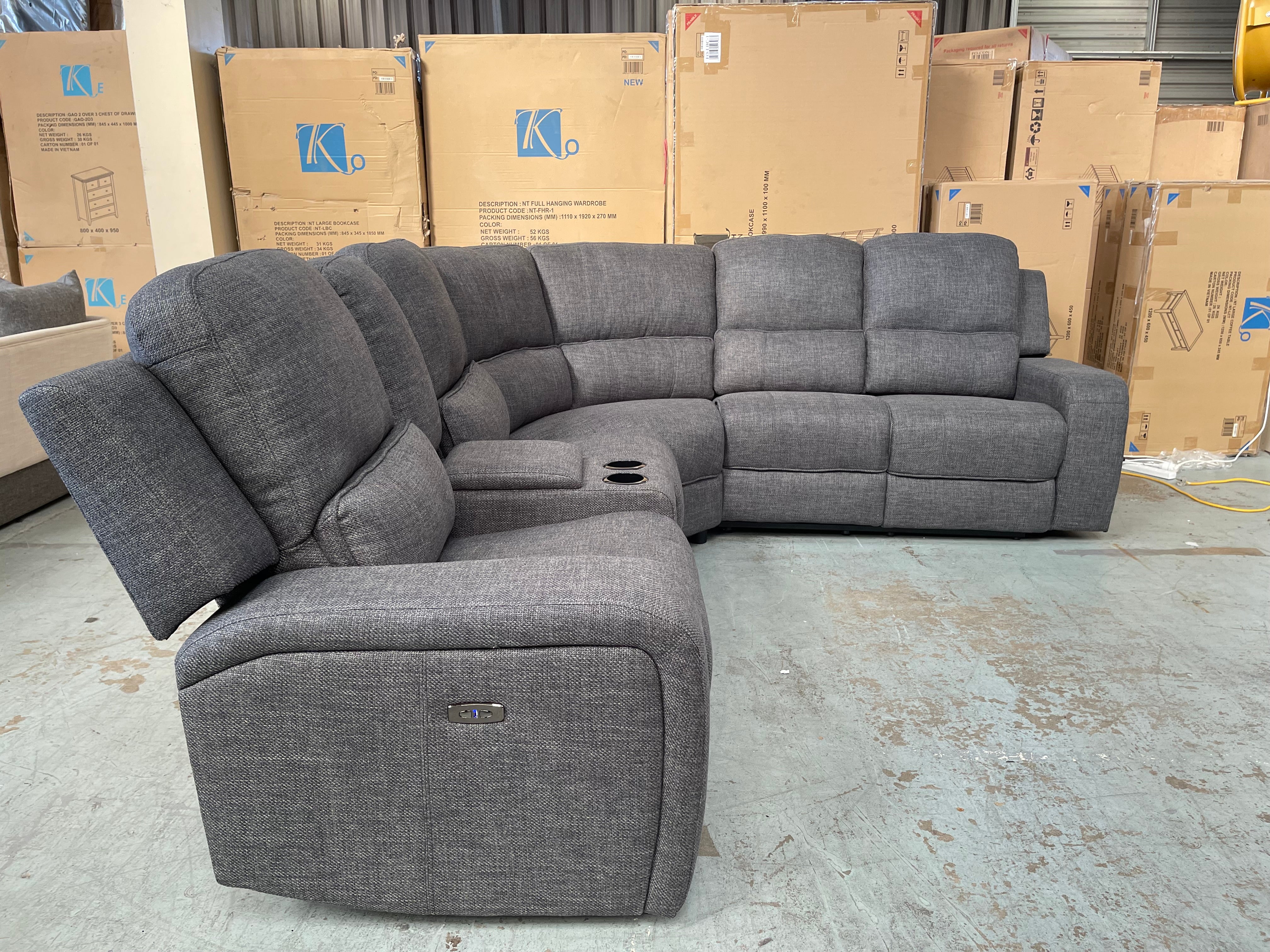 Devonport Power Corner Recliner Suite