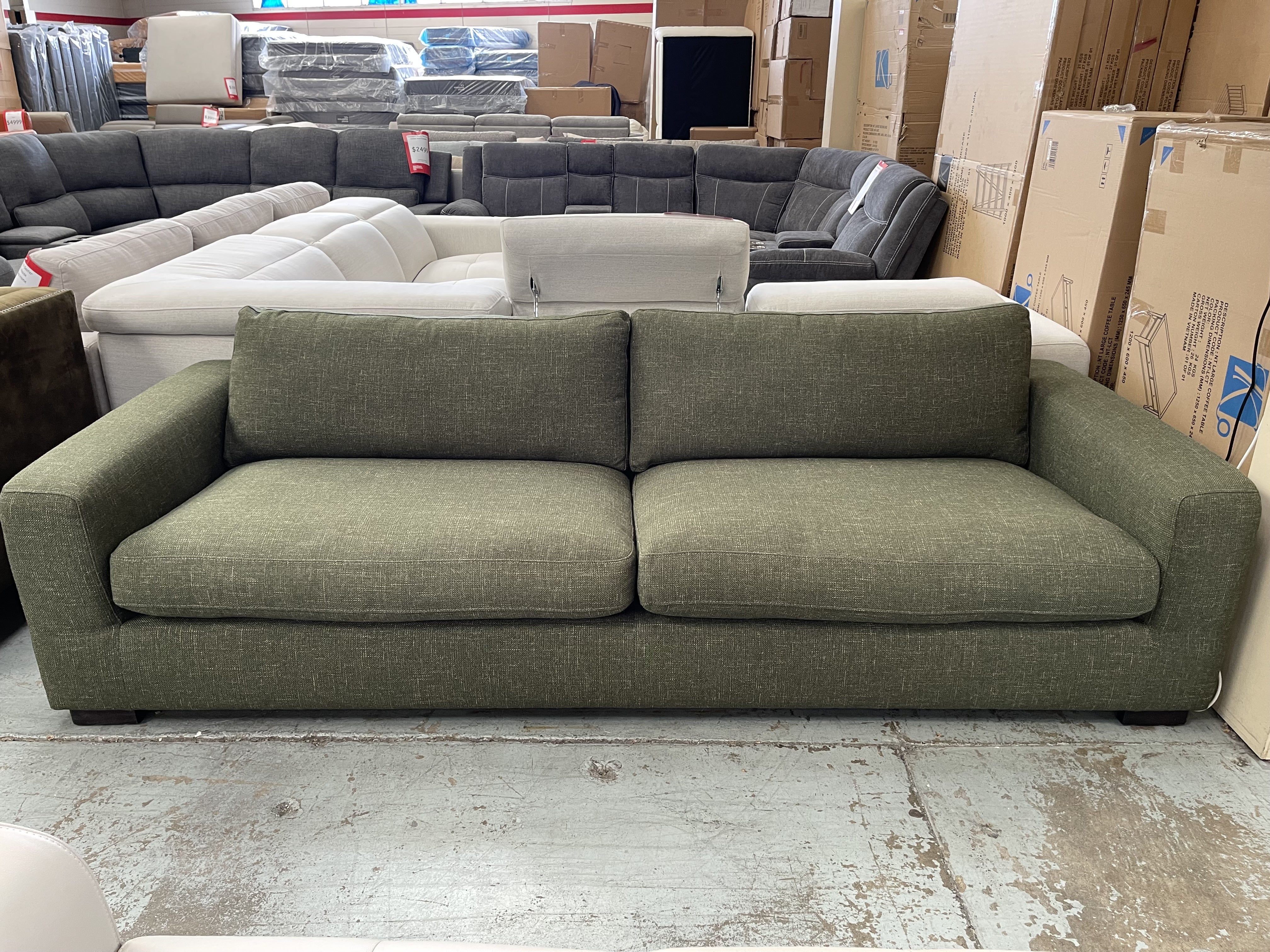 Fiordland Quality Fabric 3 Seater Sofa