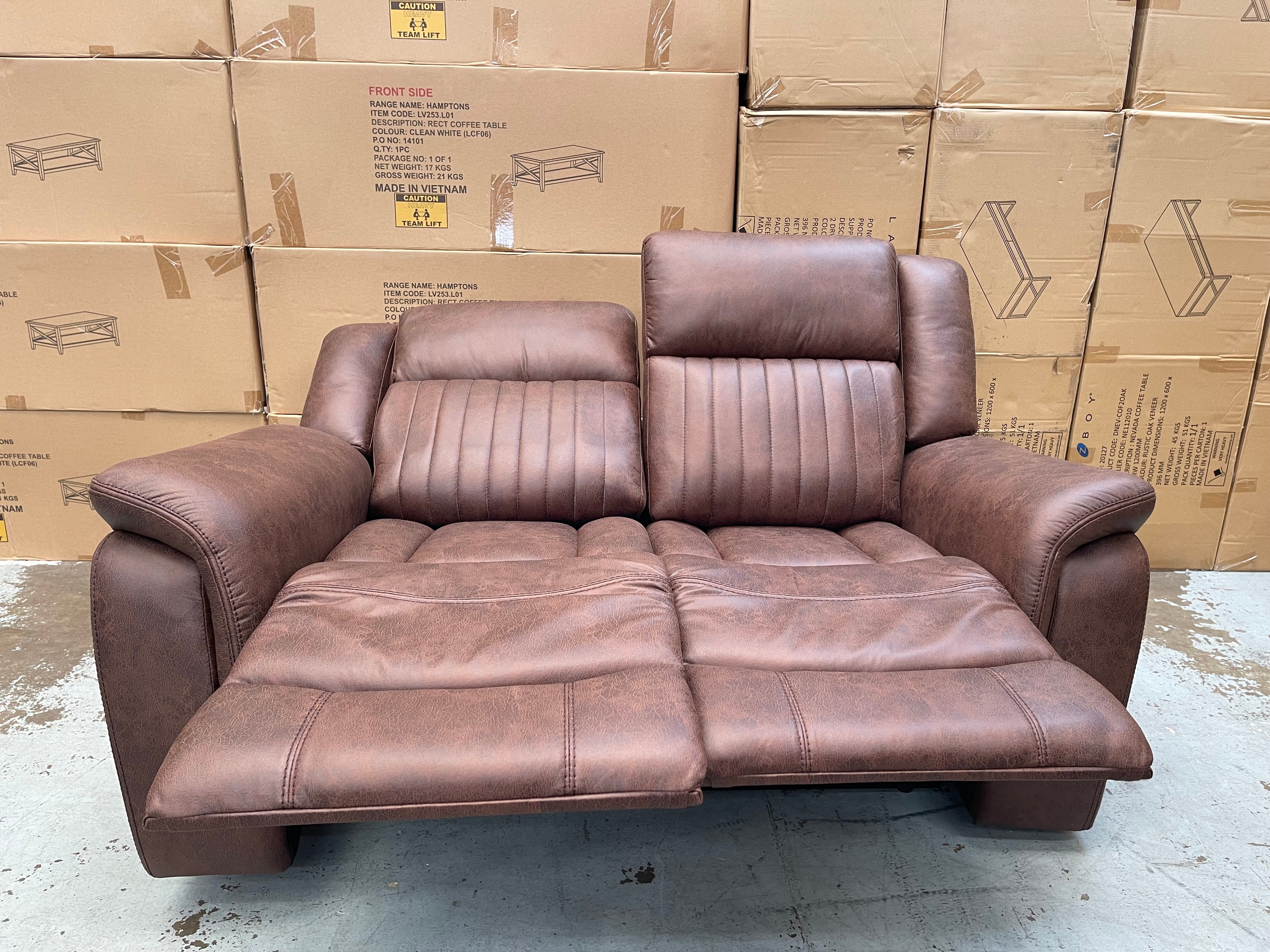 Boston 2 Seater Manual Reclining Sofa