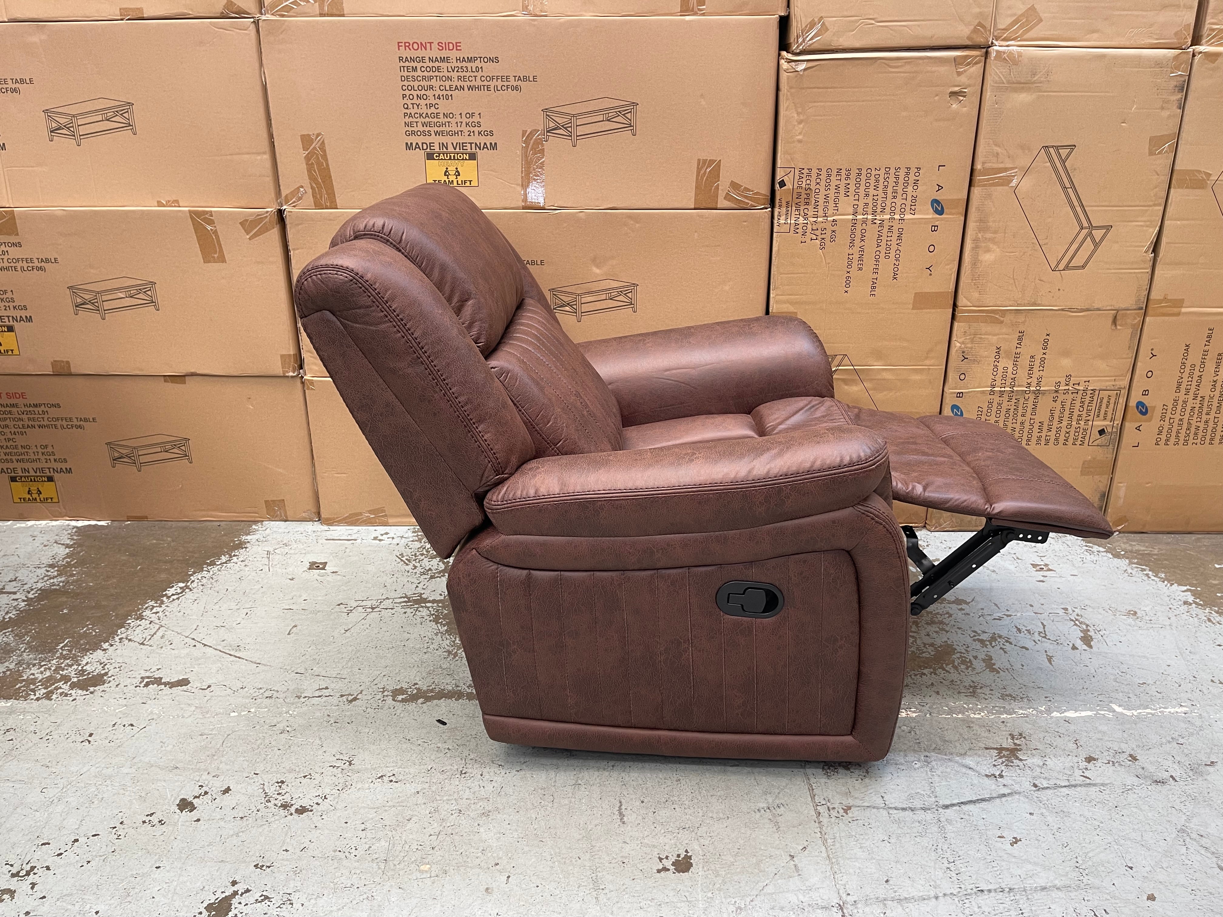 Boston Single Armchair Recliner