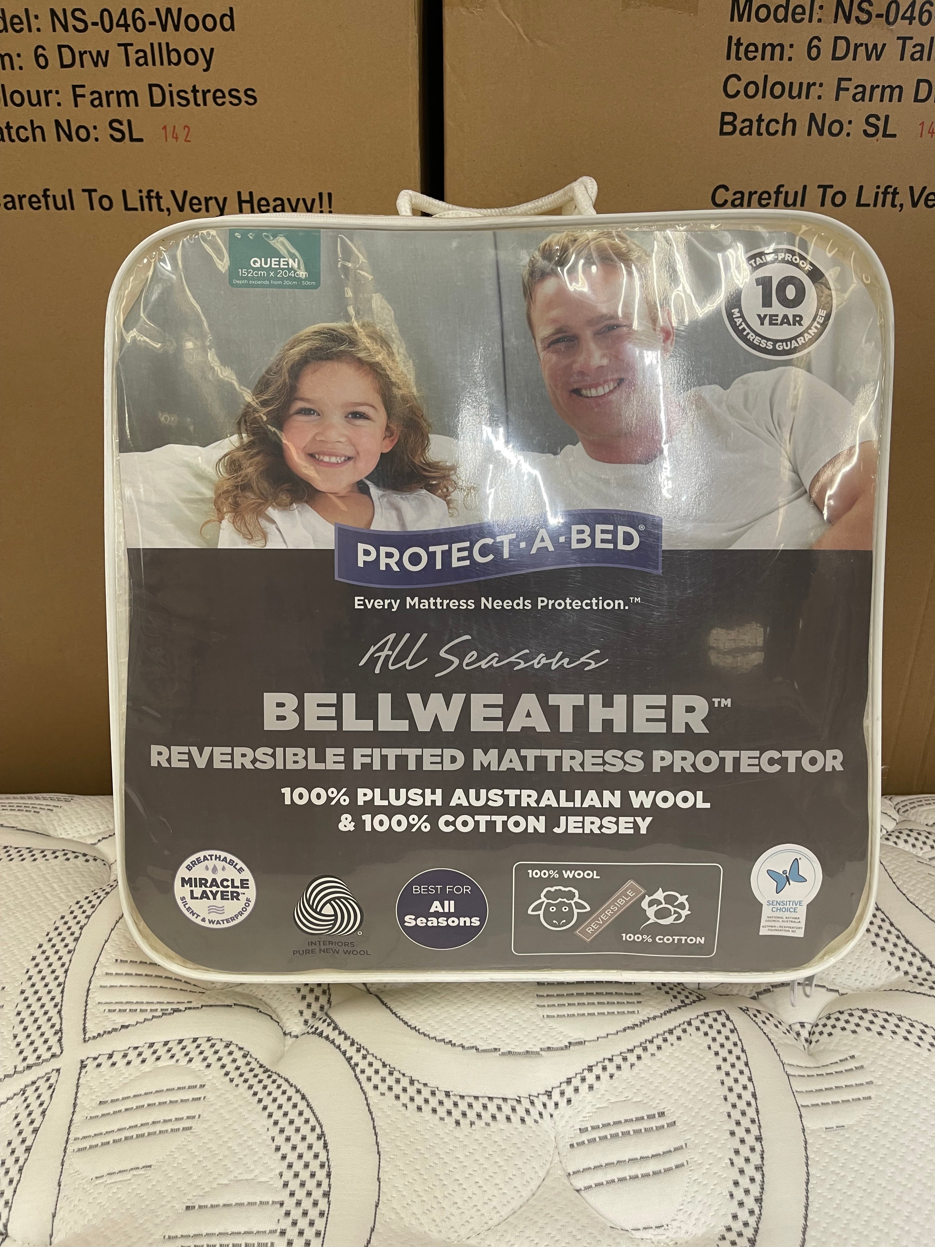 Wool Mattress Protector